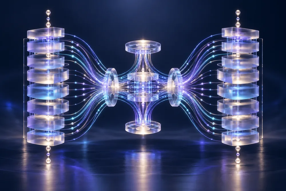 多组注意力路径连接层叠 Transformer 模块